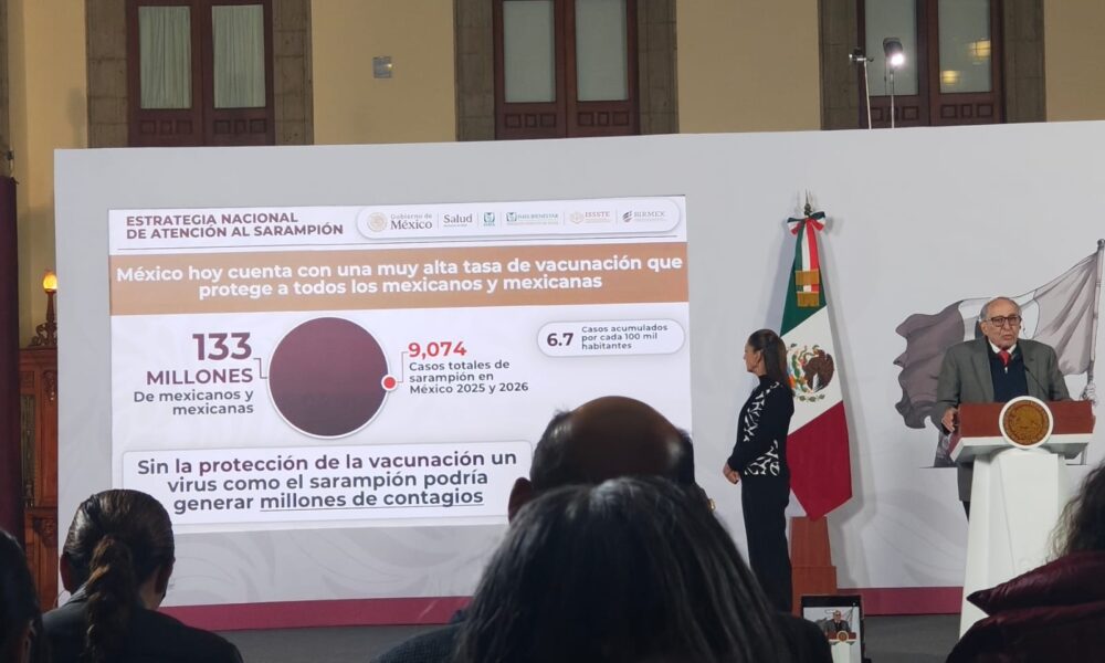 Campaña de vacunación contra el sarampión está funcionando: Ssa