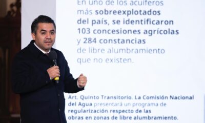 Sheinbaum exhibe a familia de diputado priista con concesiones de agua