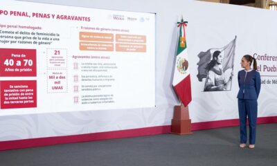 Sheinbaum propone reforma contra la impunidad en feminicidios