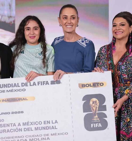 Sheinbaum y Brugada entregan boletos para inauguración del Mundial