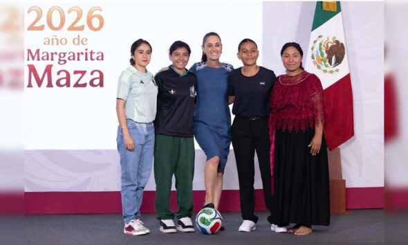 Sheinbaum llama a equipos de la Liga Mx a tener canteras para dar oportunidad a jóvenes