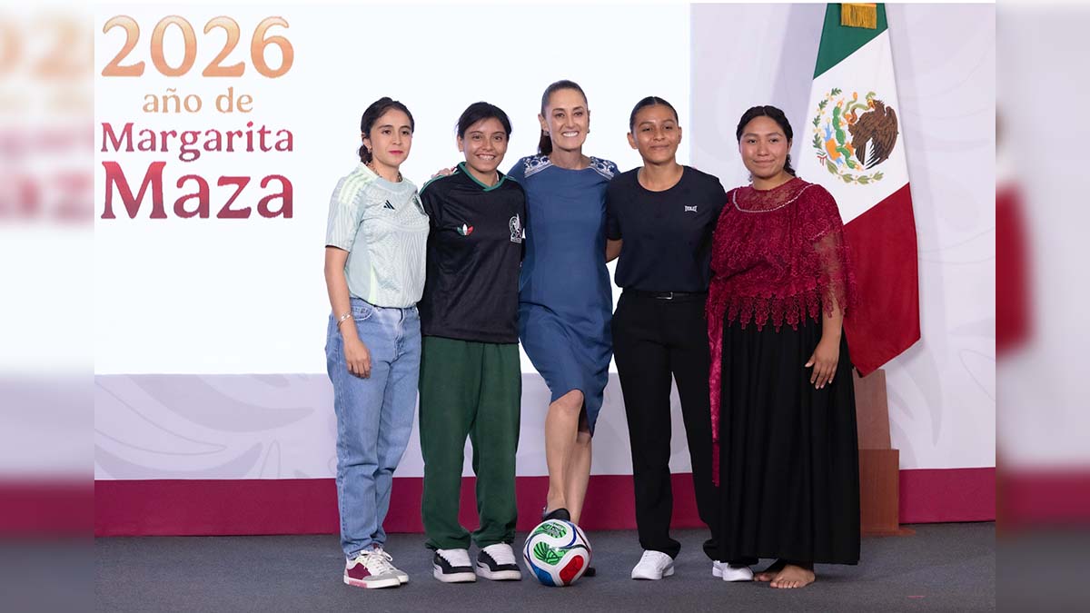 Sheinbaum llama a equipos de la Liga Mx a tener canteras para dar oportunidad a jóvenes