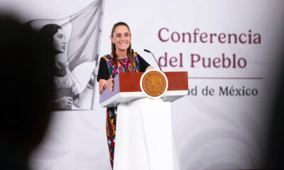 Sheinbaum celebra mejora de la paz en el país durante 2025