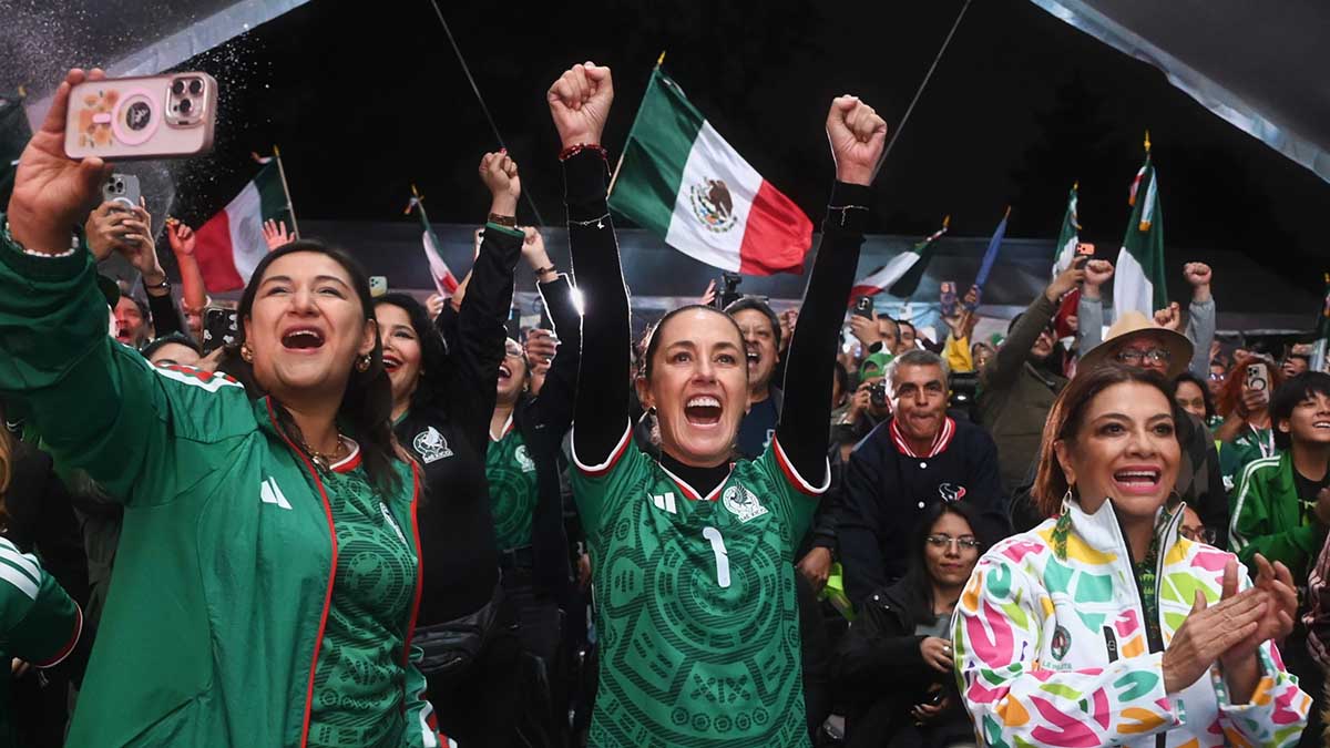 “Fue un gran juego de primerísima; esperamos otro triunfo”, dice Sheinbaum a la selección