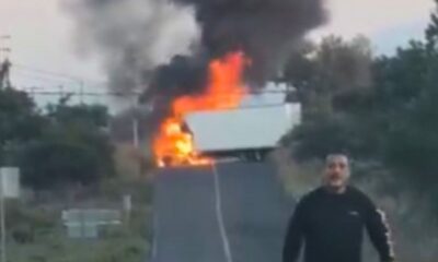 Toma de carreteras e incendio de vehículos de Michoacán, porque hay un operativo de detención: Sheinbaum