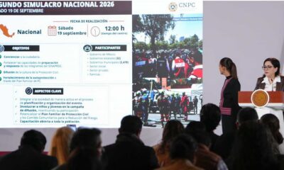 ATENTOS: Habrá simulacro nacional este sábado19 de septiembre a las 12:00