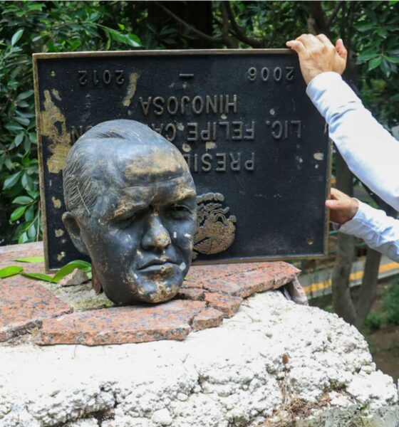 No estoy de acuerdo con decapitación de estatua de Calderón: CSP